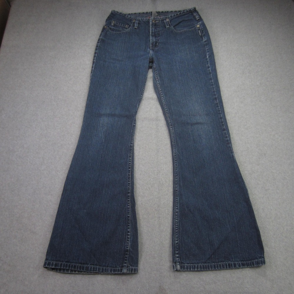 Silver Jeans Co Womens 29x31 Thursday Flare Bootcut Jeans Blue Western L8829 THR